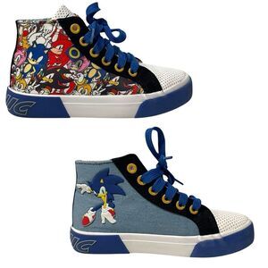 Sonic the Hedgehog Kid’s High Top Sneakers 13